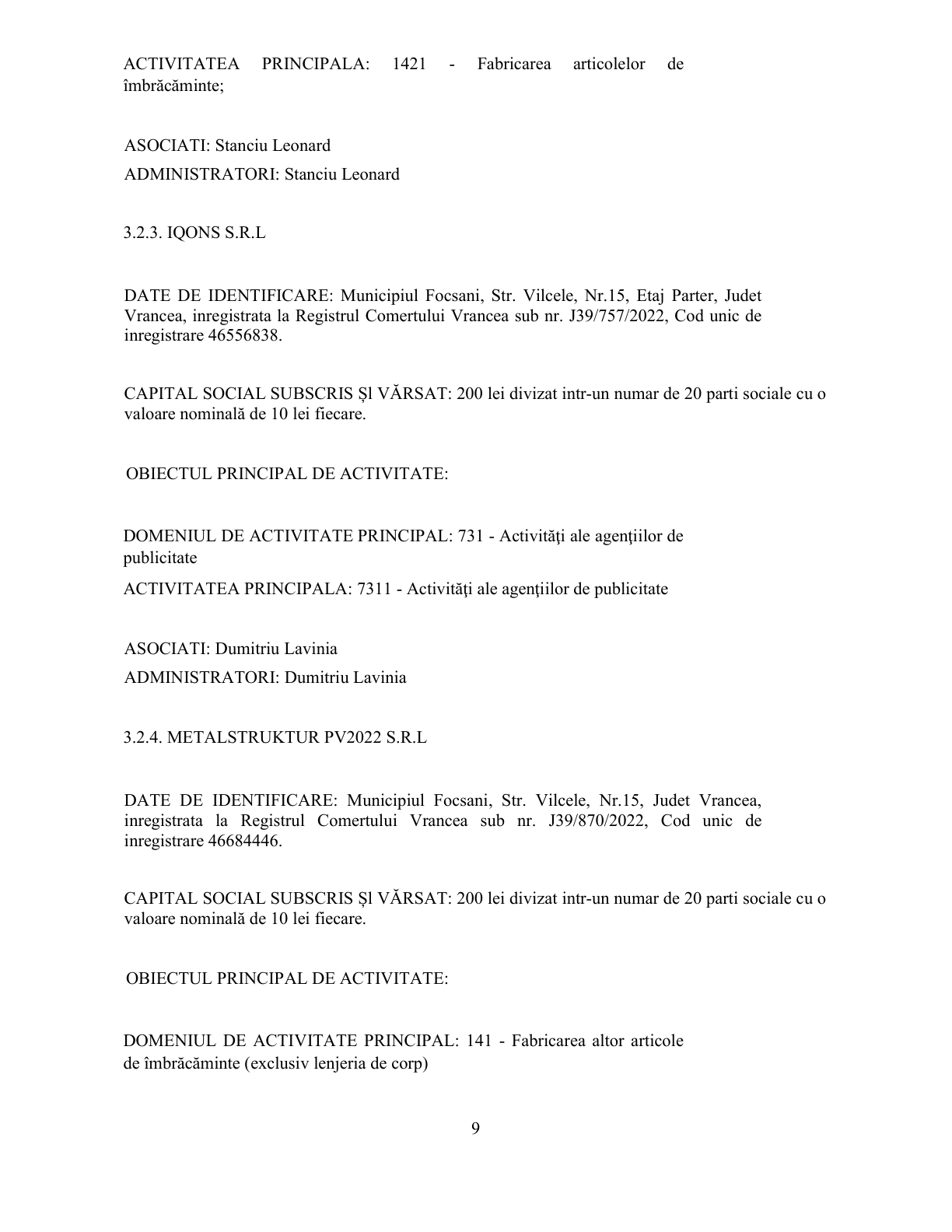 Proiect de fuziune – pagina 9