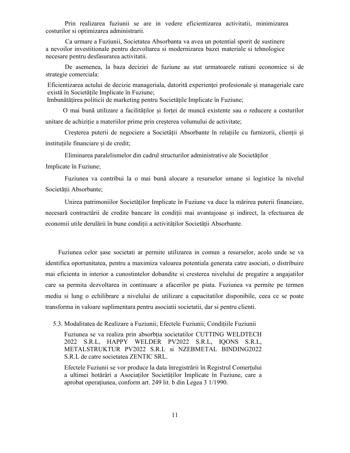 Proiect de fuziune – pagina 11